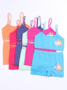 Girl's seamless underwear set